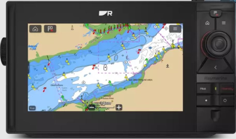 Chart Plotter Axiom PRO 12 RVX, Navionics+ USA And Coastal Canada Charts, 12 Inch Display