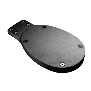 Modular Plate to Fit Searchlights & Thermal Cameras on Seaview Mounts Ending in M1 or M2 - Black