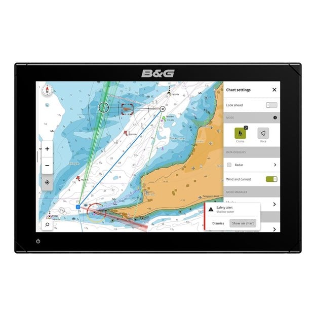 Zeus® S 12 chartplotter with C-MAP cartography